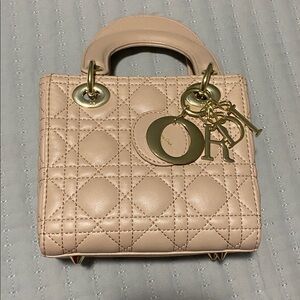 Dior Blush Pink Quilted Handbag